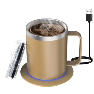Desktop Intelligent USB Self Warming Coffee Cup Travel Mug OEM