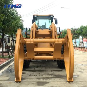 4x4 ATV Log Loader , 12 Ton Hydraulic Log Grapple Loader With Air Conditioner
