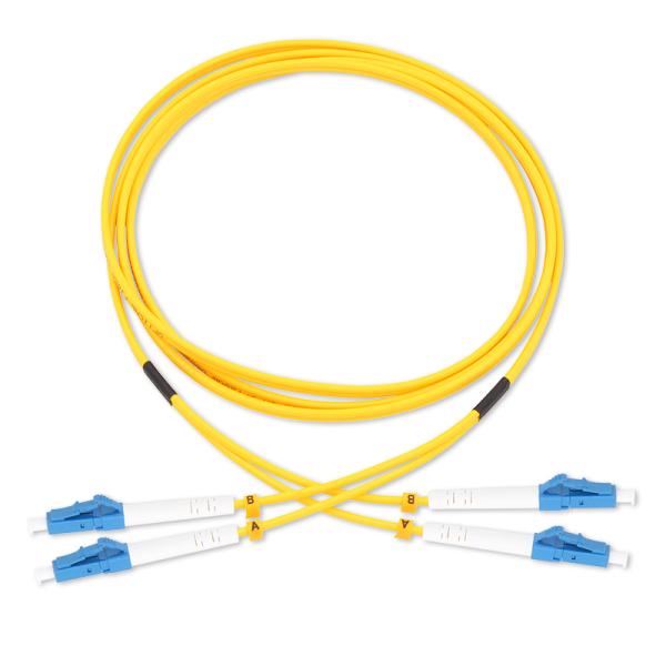 Lc-Sc Sm Os2 9/125um Duplex Indoor Outdoor FTTH Drop Multimode Duplex Fiber Optic Patch Cable Cord