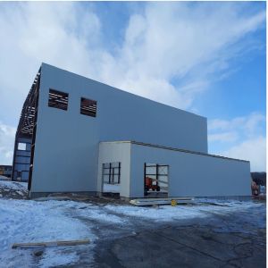 High Intensity Prefab Hangar Buildings Fast Install Steel Airplane Hangar