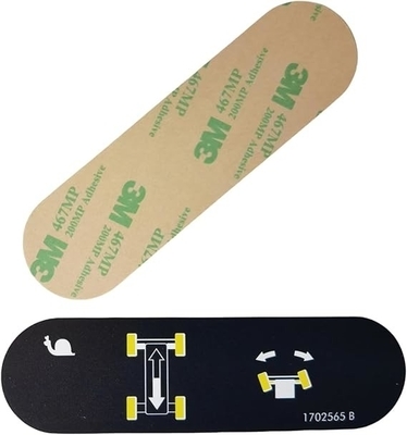 1702565 JLG Drive Steer Decal Irregular Shape Scratch Resistant With Multiple