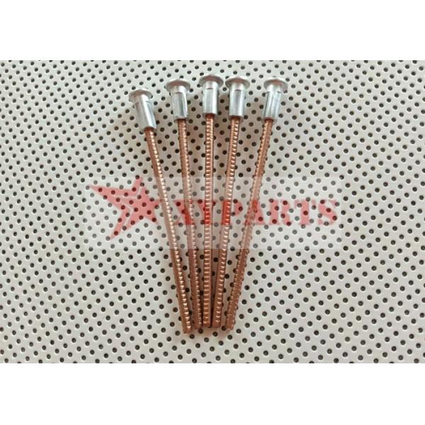 65mm Length Capacotor Discharge Insulation Bimetallic Pins With Aluminum Weld