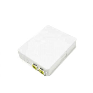 2 Port FTTH Mini Fiber Optic Terminal Box 3m 5m 10m SC LC Wall Mount Faceplate