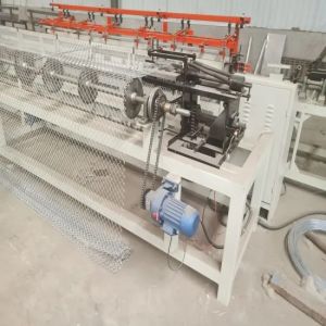 4m wide automatic PLC single wire chain fence machine China manufacturer