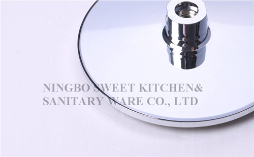 chrome plating shower head hand shower set round overhead shower rain shower ABS bathroom shower