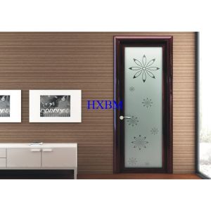 China Pressure Resistant Internal Glazed Doors , Townhouses Interior Doors With Glass on sale
