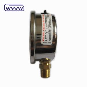 High Quality Brass Connection 1/4"BSP Double Scale Bar Psi EN837-1 Accurac 1.6