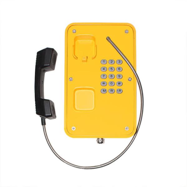 Buy PoE Outdoor SIP Phone Moisture Resistant With Emergency Buttons at wholesale prices