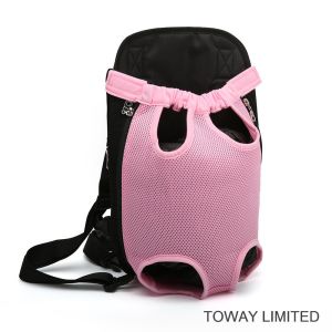 Dog Supply Mesh Backpack Harness Carrier Pet Front Bag