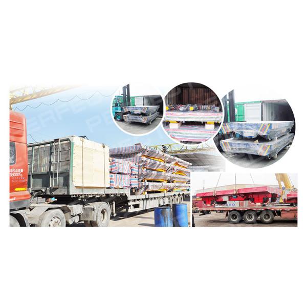 Motorized Transfer Trolley / Industrial Material Handling Carts Improved Efficiency