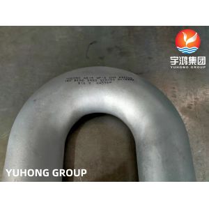 ASTM A815 WP-S UNS S32205 Duplex Stainless Steel Pipe Fittings 180 Deg U Bend