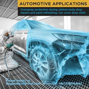 Overspray Protective Sheeting With 233+ Masking Tape (36 Mm), Translucent,