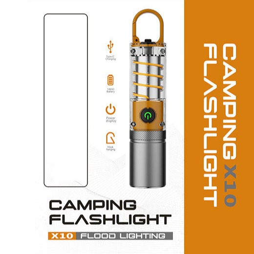 Buy IP65 Strong Outdoor Camping Flashlights / Rechargeable Camping Flashlight at wholesale prices