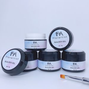 15g Hard Gel Polish Custom Logo UV Gel Soak Off Long Lasting Resin Solid Builder