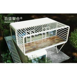 Creative Steel Structure Apple Cabin Office Perfect for Outdoor Activities and