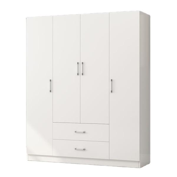 Buy E1 grade Wooden Modern Wardrobe Cabinet Clothes Closet With Drawer at wholesale prices