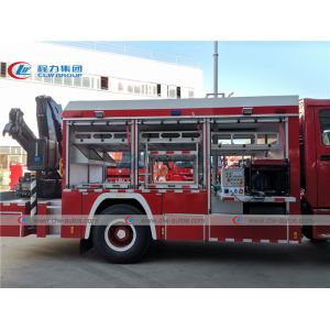 Sinotruk Howo 336HP 5T Rescue Fire Truck With Winch