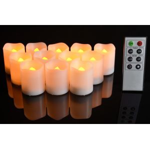 Quality LED Battery Operated Tea Lights w Remote Control for sale