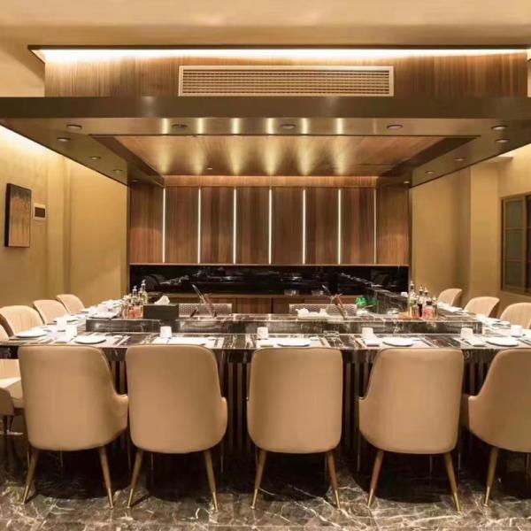 Stainless Steel Teppanyaki Grill Table 1200x850x800mm 8kW 380V