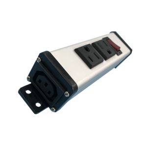 2 Way Outlets AC PDU Power Distribution Unit Mountable For Workbench UL Approved
