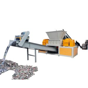 Hydraulic Municipal Waste Shredder/crusher Machine Textile Shredder Plastic Bag
