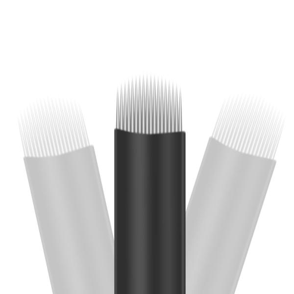 Sharp and Flexible 0.16/0.18 mm Microblading Needle for Permanent Eyebrow Tattoo Tool