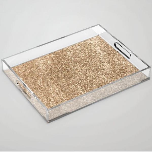 15mm Thickness Sparkle Acrylic Sheet Brown For Earrings Chains