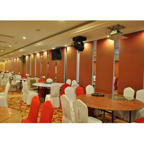 Commercial Sound Proof Partitions / Wooden Sliding Wall Partition Door Japanese Room Divider
