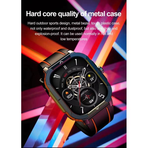 HK56 2.06Inch Rugged Smartwatch 42mm Amoled Retina Screen