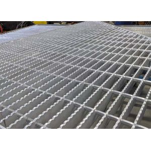 Metal Platform Plain Shape Aluminum Bar Grating 6063 Alloy