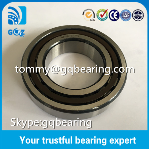 Single Row 50mm ID Cylindrical Roller Bearing NJ210 NJ210-E-TVP2