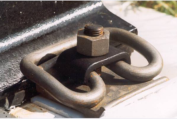 GOST АРС-4 Russian Elastic Rail Clips For R65 and R75 Rail , Q235 Steel APC Standard