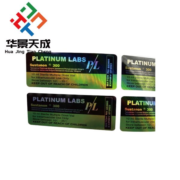 Full Color Bottle Adhesive Sticker Label 2.5 Mil Thickness For High Labeling Needs