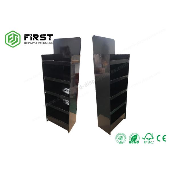 Custom POP Up Carton Floor Stand Recyclable Paper Cardboard Corrugated Floor Display Shelf