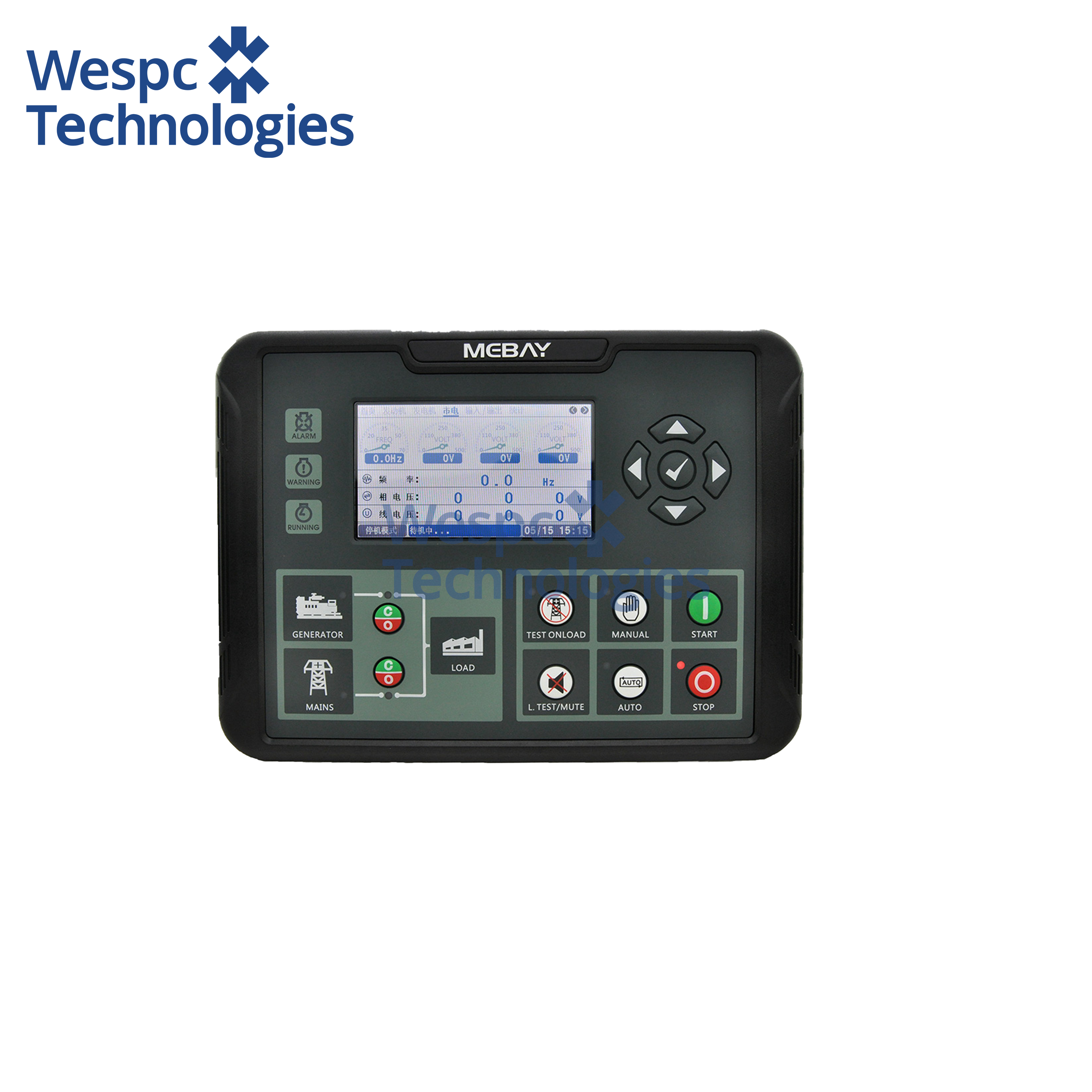 WESPC Original DC82D MK3 Generator AMF Control Unit with LCD Display