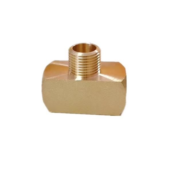 1/4NPT Male * 1/4NP Male * 1/4NPT Female Brass T Fitting