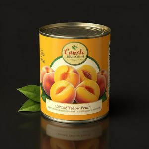 Shelf Stable Canned Yellow Fruits Peaches With Private Label