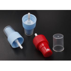 Red Ribbed 28/410 Spray Dispenser Pumps