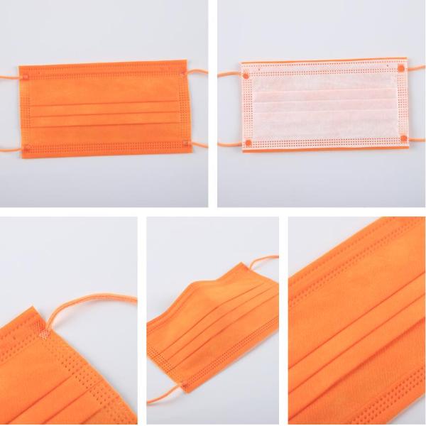 S&J Digital printing disposable spunlace non woven color 4 ply surgeon face mask