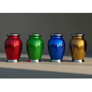 China Customized Funeral Ashes Urns Aluminium Urn on sale