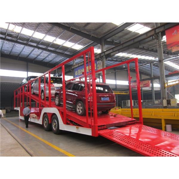 Buy Duel Line Brake System Vehicle Transport Semi Trailers For 4-21 Units Cars at wholesale prices