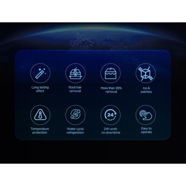 ADSS 755nm/808nm/940nm/1064nm Multiwaves Diode Laser Hair Removal Machine