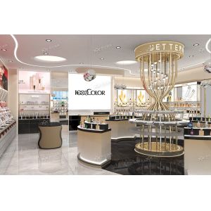 Customized Skincare Store Furniture Beauty Display Cabinet for Fashion-forward