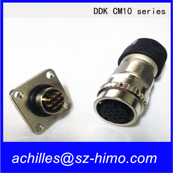 wholesale industrial machine connector DDK CM10 10pin male and female waterproof