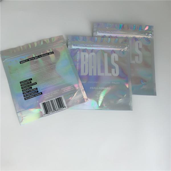 Buy 3 Sided Seal Cosmetic Packaging Bag Foil Mylar Flat k Smoking Tobacco Wrap Pouch at wholesale prices