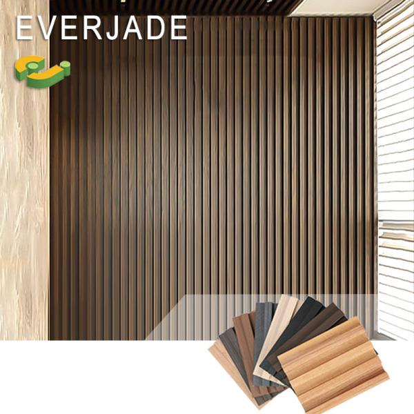 Waterproof WPC PVC Fluted Wall Panels in Customized Colors for Interior and