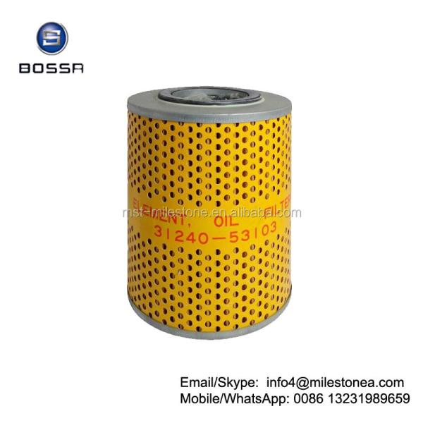 Auto element oil filter 31240-53103 for Japan truck