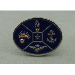 3D Double Plating Custom Tie Bars Cufflink 20 mm With Soft Enamel