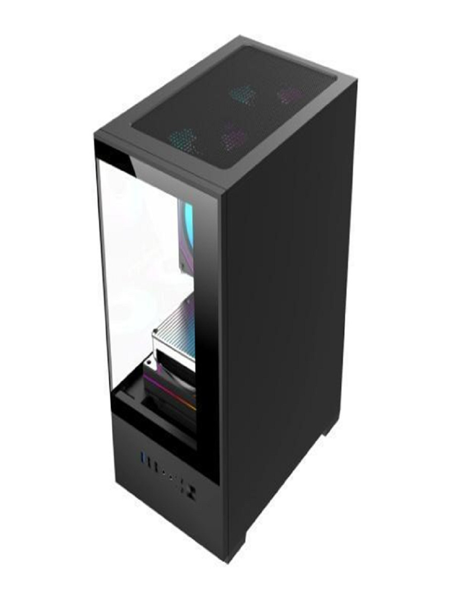 Computer Case Supports MicroATX/MiniITX Motherboards Bottom HDD + Power