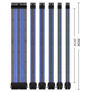 Extension Socket Cable Reel 1*24pin ATX 1*8pin PCI-E 1*8pin To 6+2 To 6+2 1*6pin